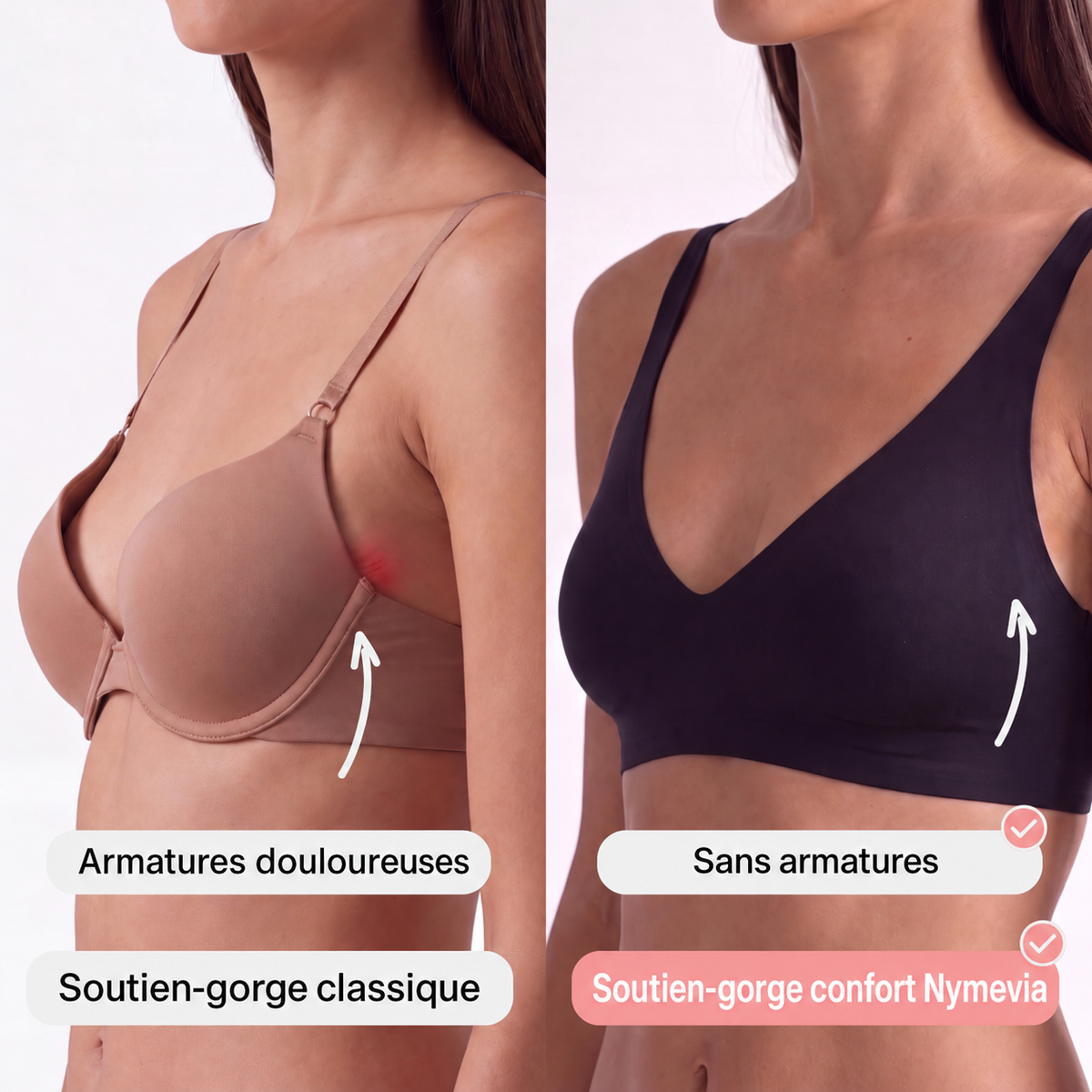 Soutien-gorge confort Nymevia — sans armature
