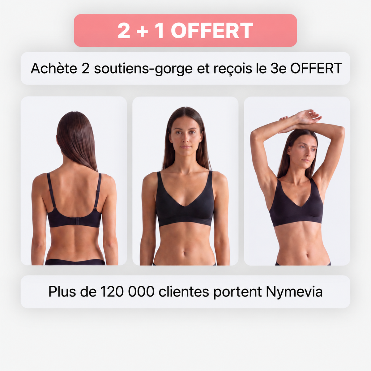 Soutien-gorge confort Nymevia — sans armature