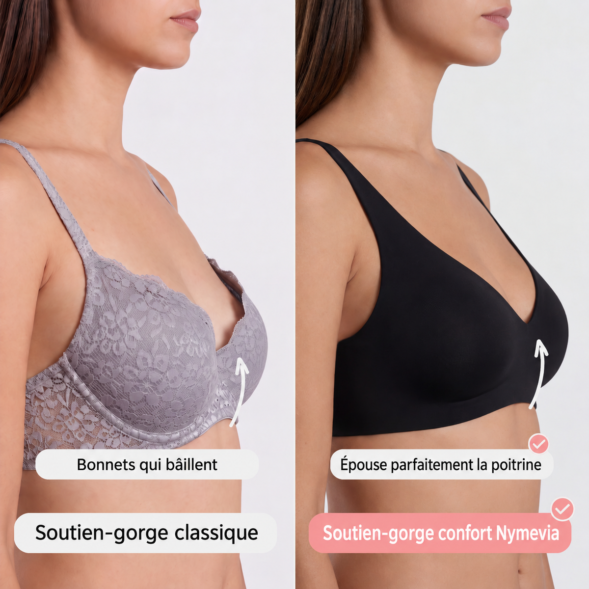 Soutien-gorge confort Nymevia — sans armature